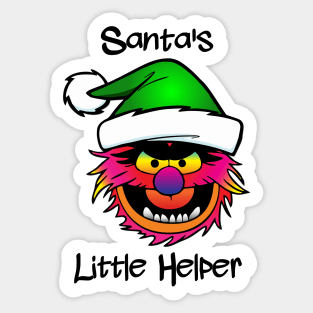 Santas Little Helper (Animal Muppet) Sticker